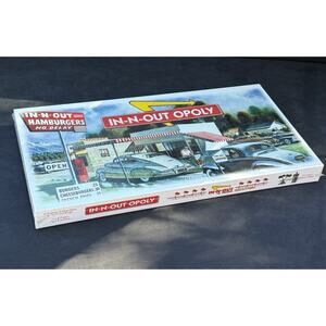 In N Out Burger Monopoly In-N Out Opoly California Burger Chain Game New Sealed